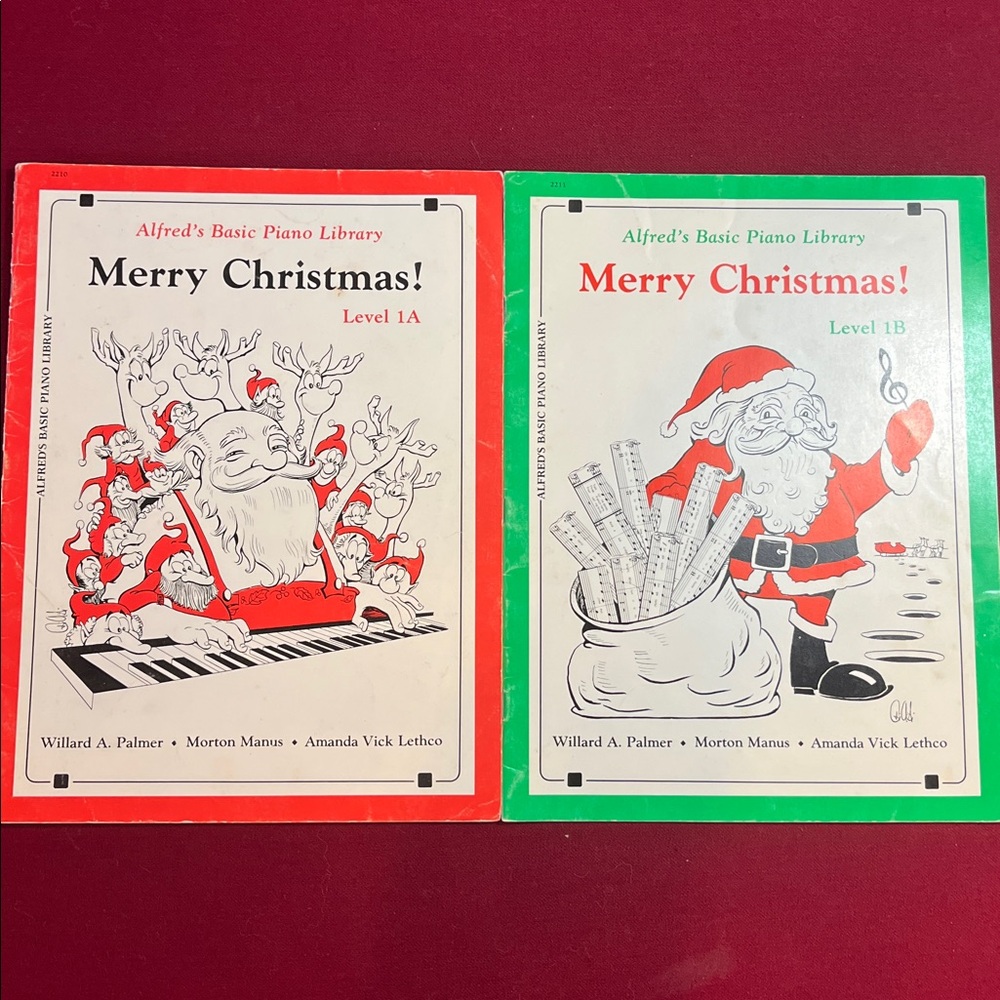 Merry Christmas BASIC LEVEL 1A 1B ALFREDS BASIC Piano books Willard Palmer MUSIC
